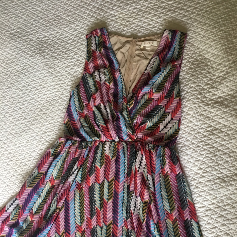 Silk multi-colored Erin Fetherstone dress